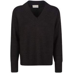 Drumohr, Dames, Truien, Zwart, Maat: S Wol,