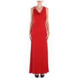 Jerseyjurk - Effen - Jersey - Watervalhals - Mouwloos