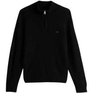 Tommy Hilfiger, Heren, Truien, Zwart, Maat: XL Wol,