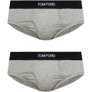 Tom Ford, Heren, Ondergoed, Grijs, Maat: XS Katoen,