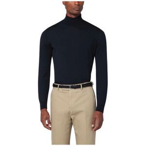 Drumohr, Heren, Truien, Blauw, Maat: 3XL Wol,