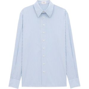 Saint Laurent, Heren, Overhemden, Blauw, Maat: XL