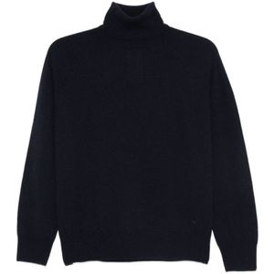 Emporio Armani, Dames, Truien, Blauw, Maat: S Kasjmier,