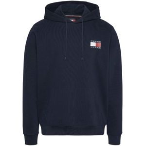 Tommy Hilfiger, Heren, Sweatshirts & Hoodies, Blauw, Maat: L Katoen,