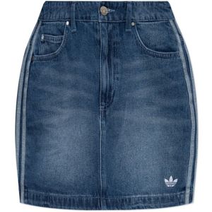 adidas Originals - Denim Rok - Blauw - Dames