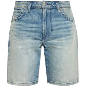 Diesel, Heren, Korte broeken, Blauw, Maat: W29 Denim,