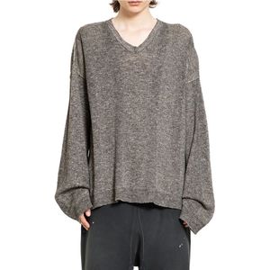 Maison Margiela, Heren, Truien, Grijs, Maat: S Katoen,