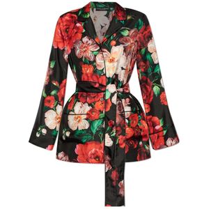 Dolce & Gabbana, Dames, Blouses & Shirts, Rood, Maat: XS Zijde,