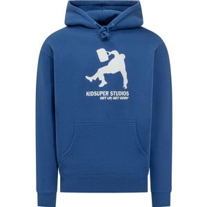 KidSuper Studios, Heren, Sweatshirts & Hoodies, Blauw, Maat: S Katoen,