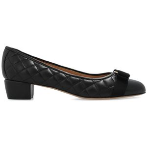 Salvatore Ferragamo, Dames, Schoenen, Zwart, Maat: 35 1/2 EU Leer,