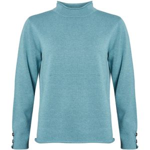 Lind, Dames, Truien, Blauw, Maat: S Katoen,