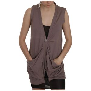 Pink Memories, Dames, Truien, Bruin, Maat: XS Katoen,