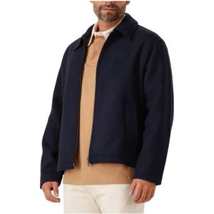 Tommy Hilfiger, Heren, Jassen, Blauw, Maat: M Wol,