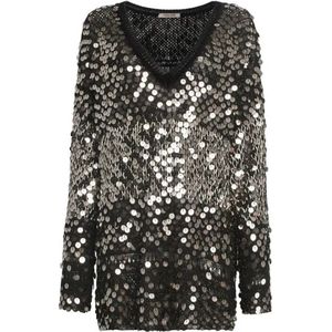 Roberto Cavalli, Dames, Truien, Zwart, Maat: 2XS