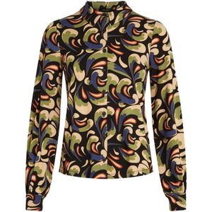 King Louie - Blouse - Zwart/Multicolour