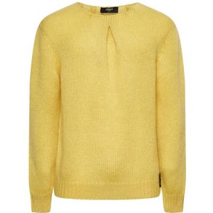 Fendi, Heren, Truien, Geel, Maat: M Mohair,