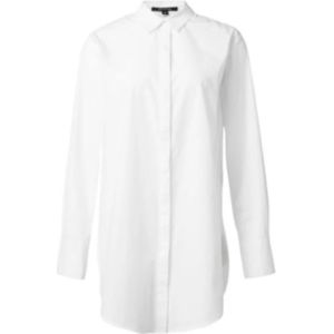Comma, Dames, Blouses & Shirts, Wit, Maat: S