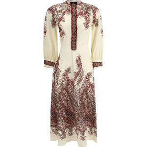 Etro, Dames, Jurken, Veelkleurig, Maat: M Poliester,