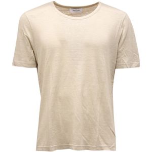 Gran Sasso, Heren, Tops, Beige, Maat: XL Linnen,