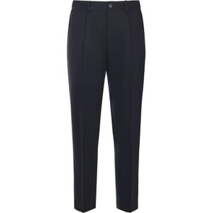 Herno, Heren, Broeken, Blauw, Maat: L Wol,