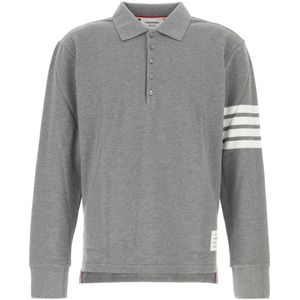 Thom Browne, Heren, Tops, Grijs, Maat: L