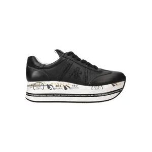 Premiata Nero Aw23 Leren Sneakers , Black , Dames , Maat: 40 EU