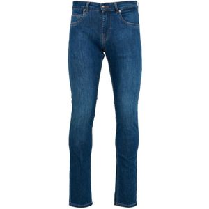 Fay, Heren, Jeans, Blauw, Maat: W31 Denim,
