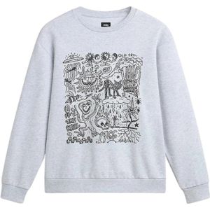 Vans, Dames, Sweatshirts & Hoodies, Grijs, Maat: XL