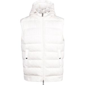 Eleventy, Heren, Jassen, Wit, Maat: L Wol,