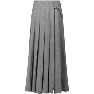 Laurence Bras, Dames, Rokken, Grijs, Maat: L Wol,