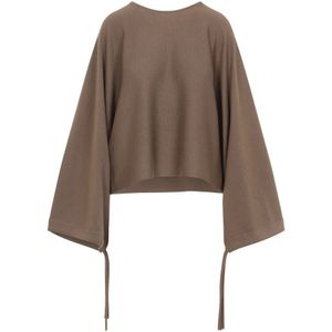 Max Mara, Dames, Truien, Bruin, Maat: S Wol,