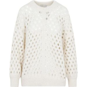 Isabel Marant, Dames, Truien, Beige, Maat: XS Wol,