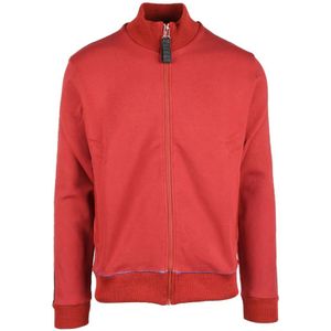 Bikkembergs, Heren, Sweatshirts & Hoodies, Rood, Maat: L Katoen,
