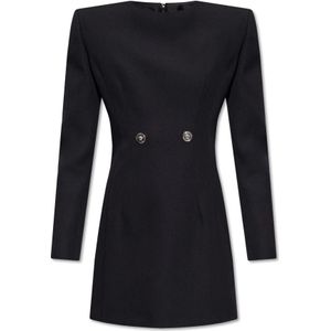 Versace, Dames, Jurken, Zwart, Maat: XS Wol,