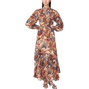 Farm Rio, Dames, Jurken, Veelkleurig, Maat: L Viscose,