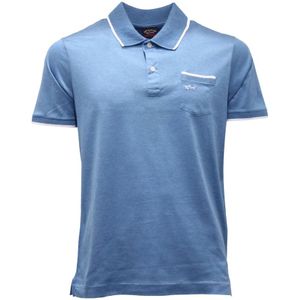 Paul & Shark, Heren, Tops, Blauw, Maat: S Katoen,