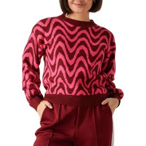 Ydence, Dames, Truien, Roze, Maat: XS Acryl,