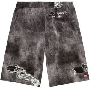 Diesel, Heren, Korte broeken, Veelkleurig, Maat: L Katoen,