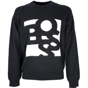 Hugo, Heren, Truien, Zwart, Maat: XL Wol,