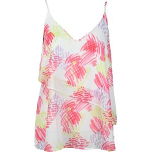 Armani Exchange, Dames, Tops, Veelkleurig, Maat: S Poliester,