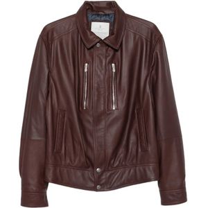 Brunello Cucinelli, Heren, Jassen, Bruin, Maat: L Katoen,