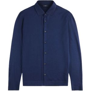 Fay, Heren, Truien, Blauw, Maat: L Zijde,