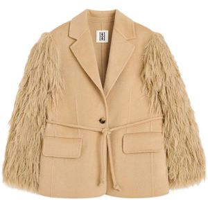 By Malene Birger, Dames, Jassen, Beige, Maat: S Wol,