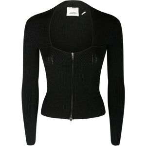 Isabel Marant, Dames, Truien, Zwart, Maat: XS Wol,