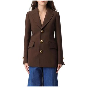 Ami Paris, Dames, Jassen, Bruin, Maat: M Leer,