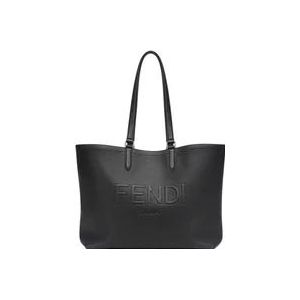 Fendi Stijlvolle Go To Shopper Tas , Black , Heren , Maat: ONE Size