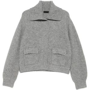 Liu Jo, Dames, Truien, Grijs, Maat: XS