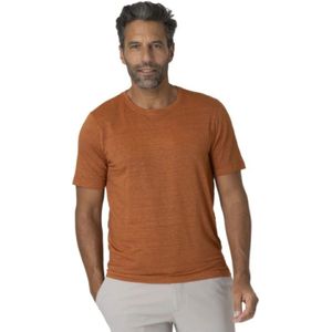 Gran Sasso, Heren, Tops, Bruin, Maat: L Linnen,