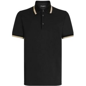 Dolce & Gabbana, Heren, Tops, Zwart, Maat: L