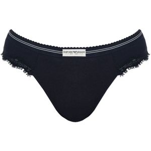 Emporio Armani, Dames, Ondergoed, Blauw, Maat: L Katoen,